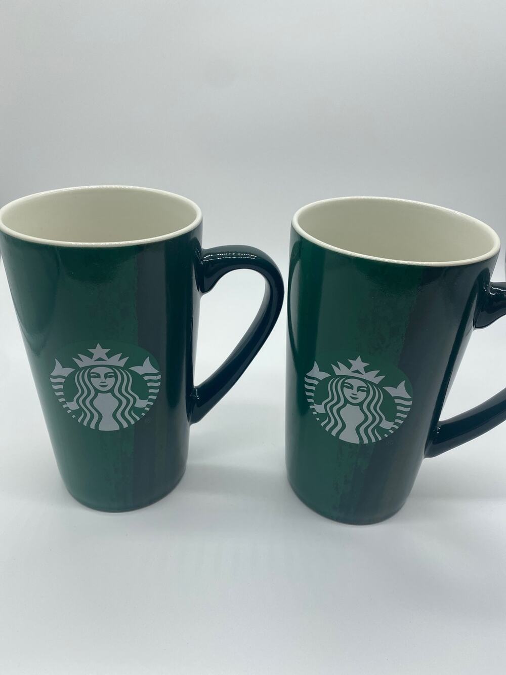 2 -16 fluid oz Starbucks coffee mugs